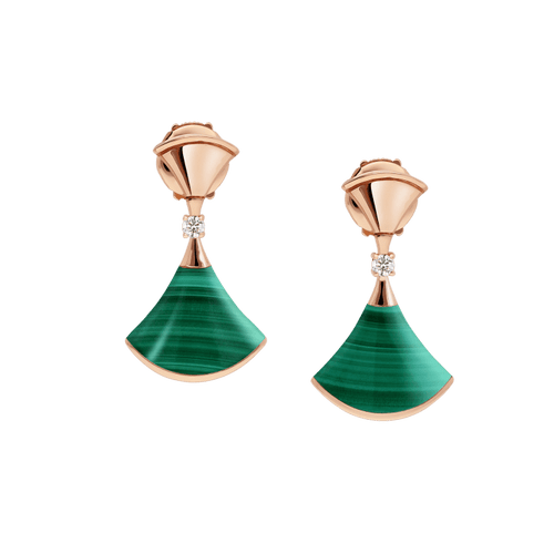 BVlgari DIVAS' DREAM earrings—Italian luxury jewelry in rose gold
