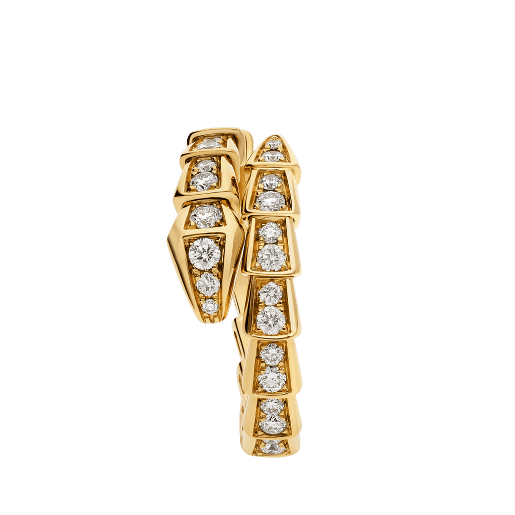 BVLGARI Serpenti Viper Ring – White Gold