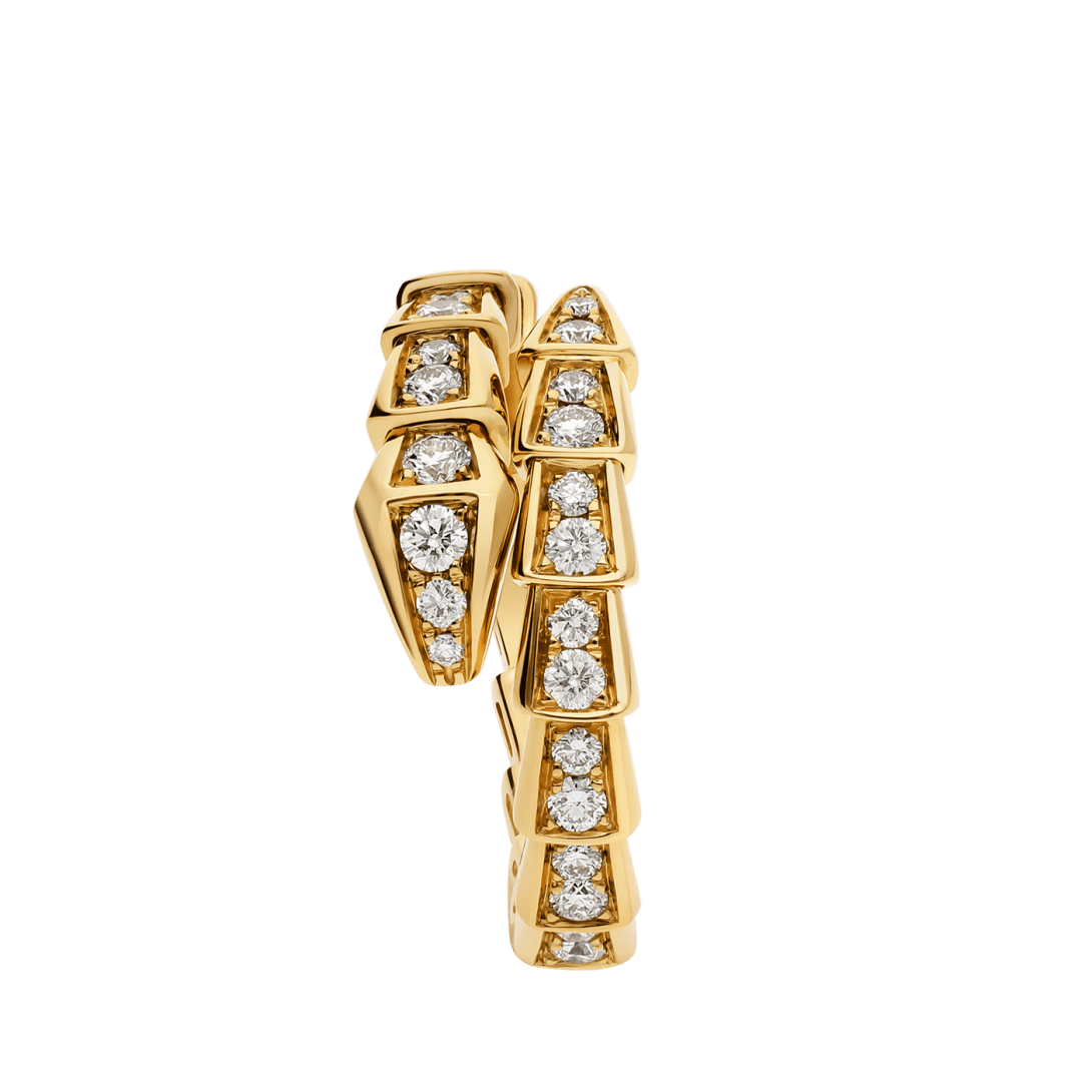 BVLGARI Serpenti Viper Ring – White Gold