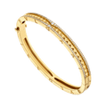 Bvlgari B.zero1 Rock yellow gold and diamond bracelet