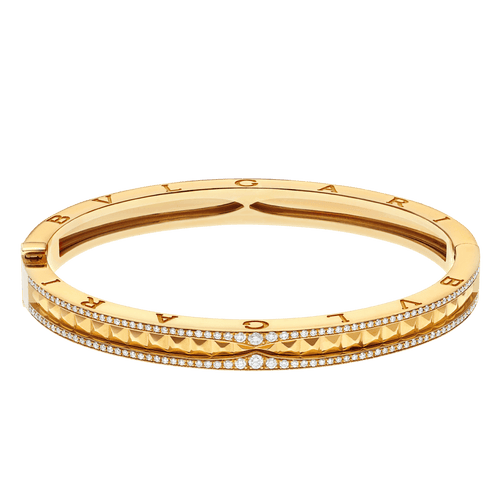 Bvlgari B.zero1 Rock yellow gold and diamond bracelet