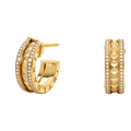 BVLGARI BVLGARI Collection Clip Earrings — Italian Luxury Gold Jewelry