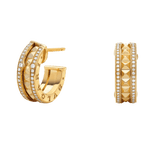 BVLGARI BVLGARI Collection Clip Earrings — Italian Luxury Gold Jewelry