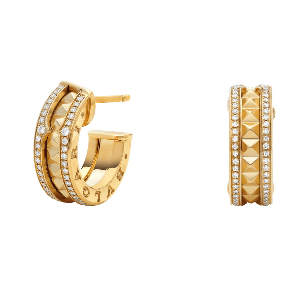 BVLGARI BVLGARI Collection Clip Earrings — Italian Luxury Gold Jewelry