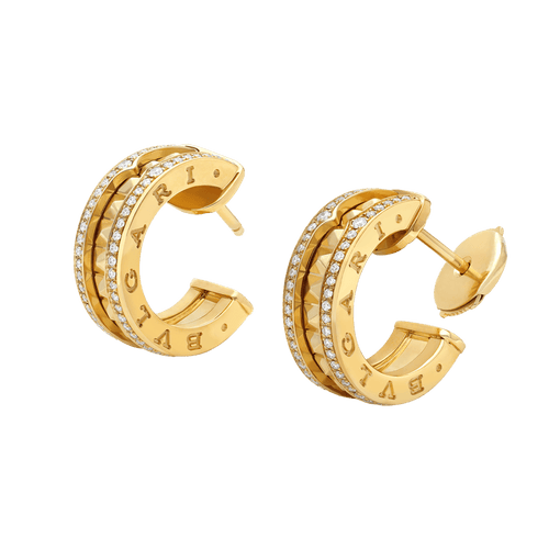 BVLGARI BVLGARI Collection Clip Earrings — Italian Luxury Gold Jewelry