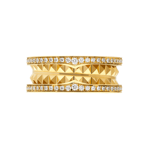 Bvlgari B.zero1 Rock Three-Band Ring – Yellow Gold