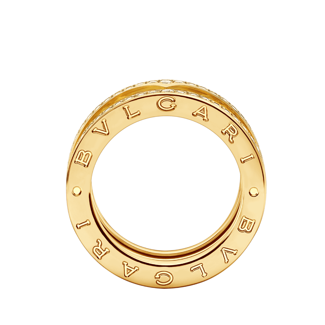 Bvlgari B.zero1 Rock Three-Band Ring – Yellow Gold