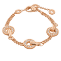 BVLGARI Rose Gold, Mother-of-Pearl, and Diamond Bracelet