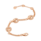 BVLGARI Rose Gold, Mother-of-Pearl, and Diamond Bracelet