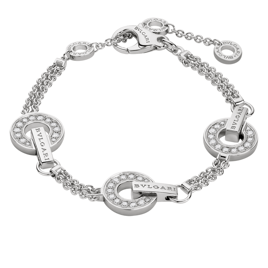 BVLGARI Collection White Gold and Diamond Bracelet