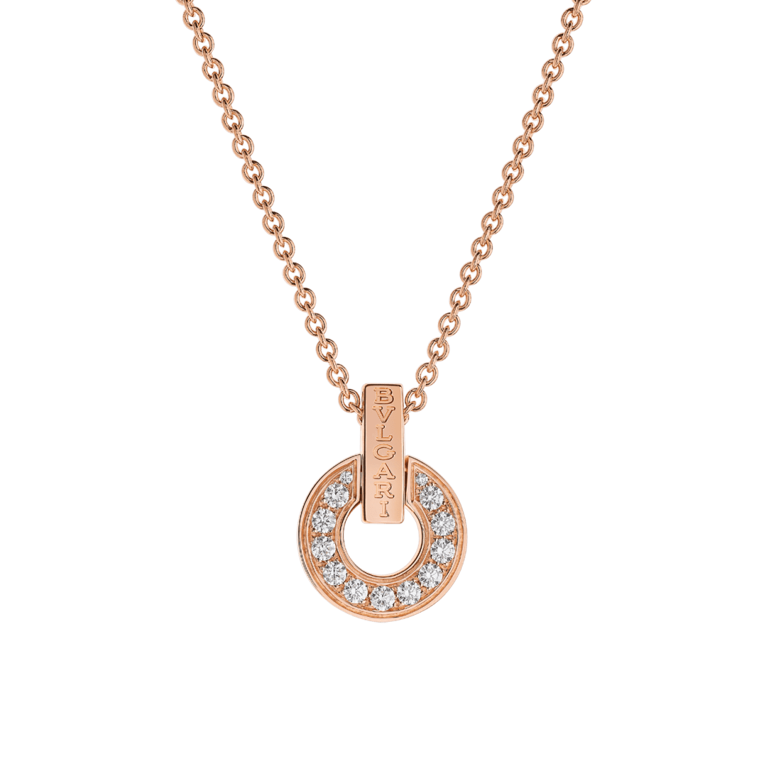 BVLGARI BVLGARI Pendant Necklace – Rose Gold