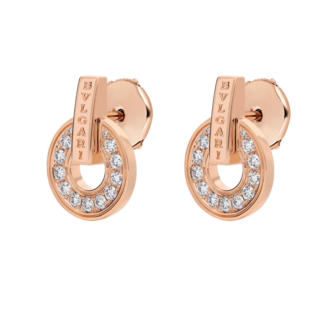 BVLGARI BVLGARI Earrings – Italian Luxury Rose Gold Jewelry