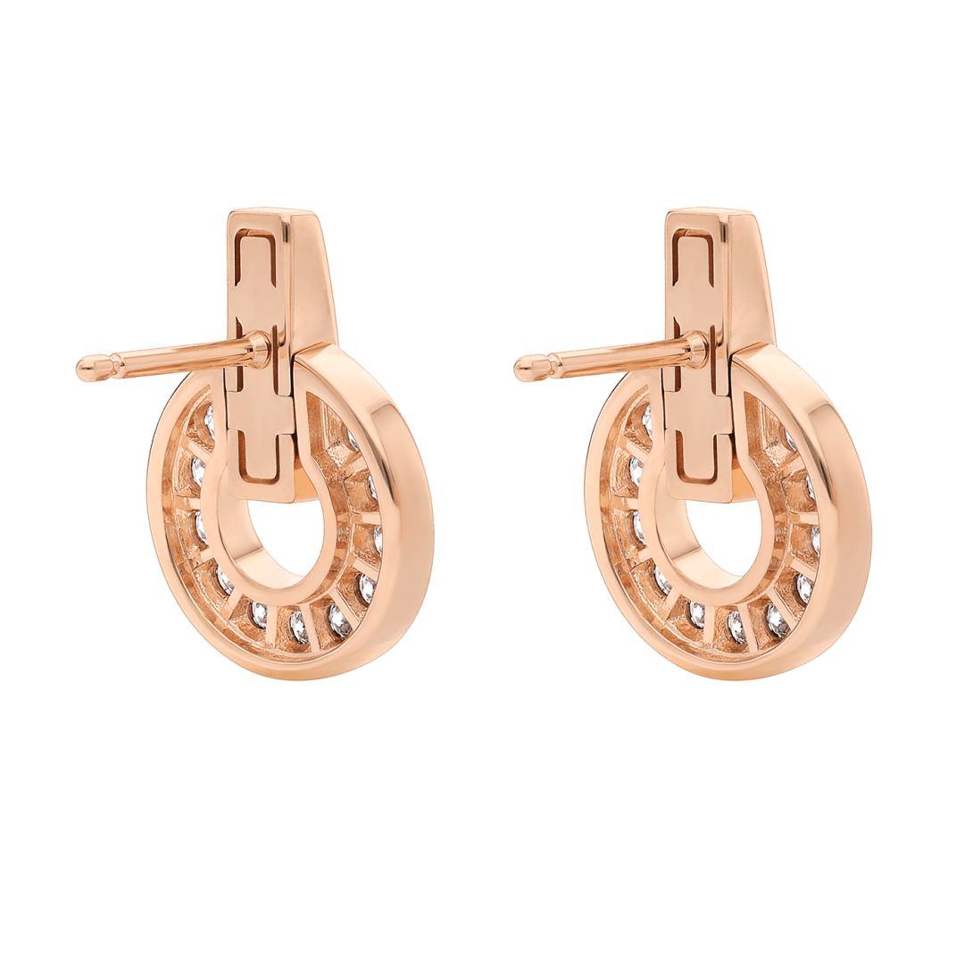 BVLGARI BVLGARI Earrings – Italian Luxury Rose Gold Jewelry