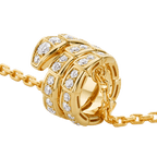 BVLGARI Serpenti Viper Pendant Necklace – Rose Gold
