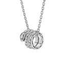 BVLGARI Serpenti Viper Pendant Necklace – White Gold