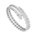 Bvlgari Serpenti Viper Double-Coil Diamond Bracelet – White Gold High Jewelry