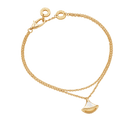 Bvlgari Divas' Dream rose gold and mother-of-pearl fan-shaped bracelet