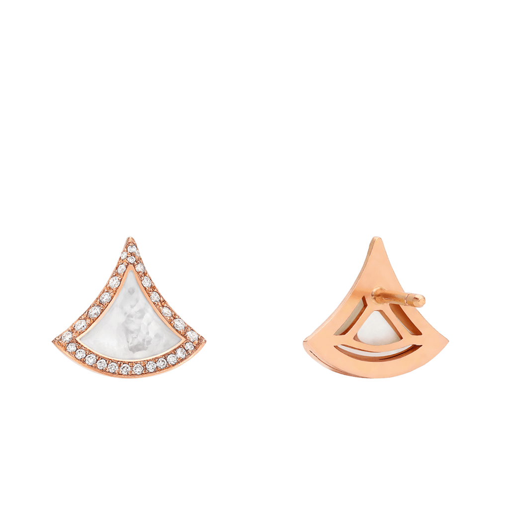 BVlgari DIVAS' DREAM Collection Stud Earrings — Italian Luxury Jewelry in Rose Gold