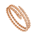 Bvlgari Serpenti Viper Double-Coil Diamond Bracelet – Rose Gold High Jewelry