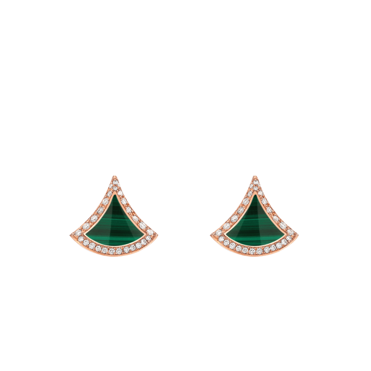 BVlgari DIVAS' DREAM Collection Stud Earrings — Italian Luxury Jewelry in Rose Gold