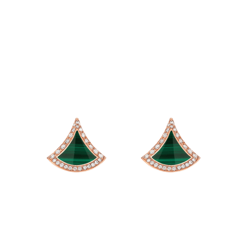 BVlgari DIVAS' DREAM Collection Stud Earrings — Italian Luxury Jewelry in Rose Gold