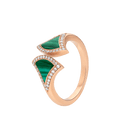 Bvlgari Divas' Dream Small Ring – Rose Gold Italian Luxury Jewelry