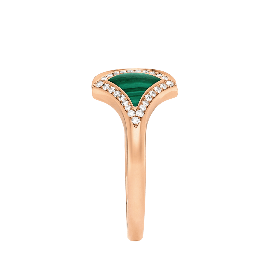 Bvlgari Divas' Dream Small Ring – Rose Gold Italian Luxury Jewelry