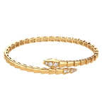 BVLGARI Serpenti Viper Diamond Bracelet – Yellow Gold Luxury Jewelry