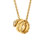 Bvlgari Serpenti Viper snake-motif pendant necklace — yellow gold