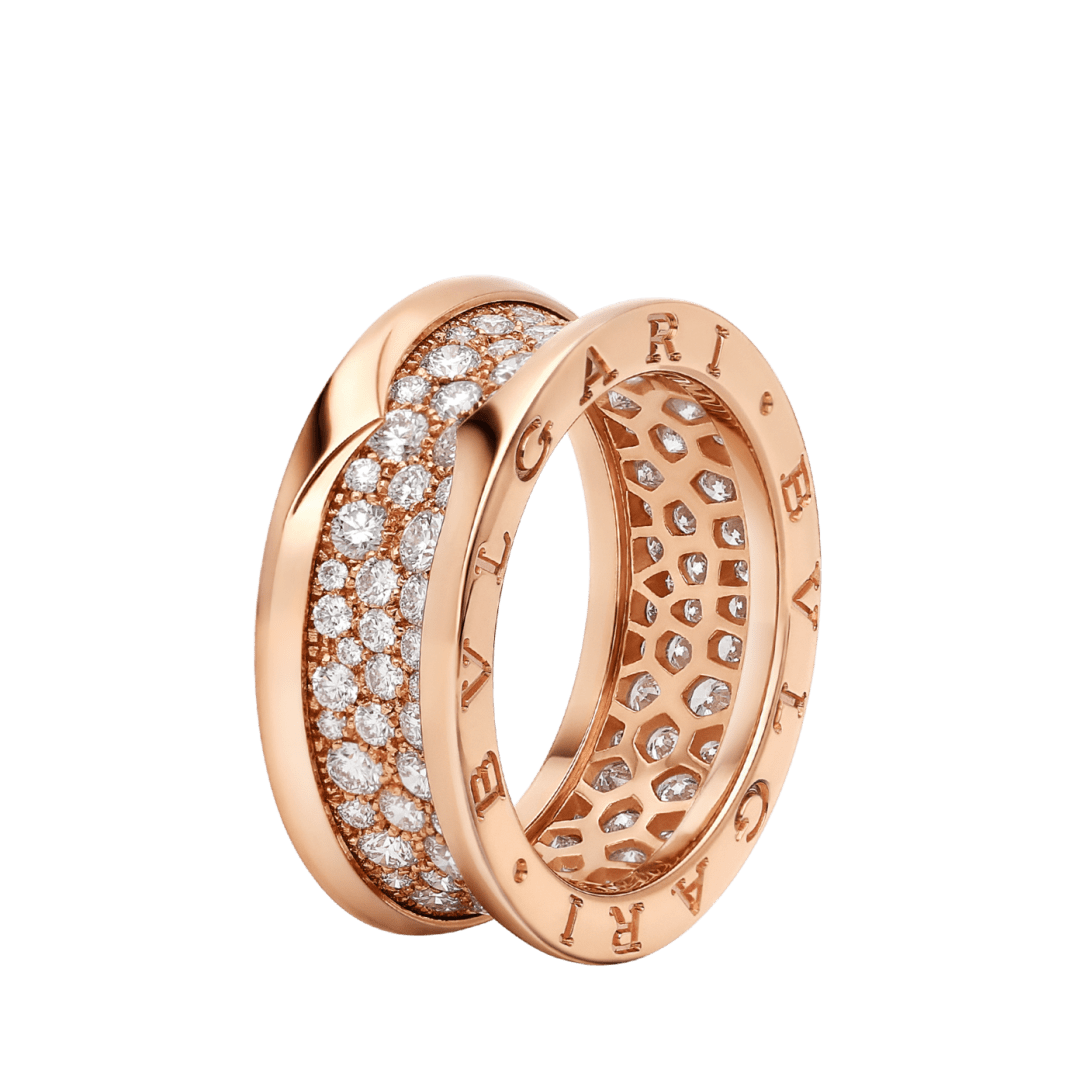 Bvlgari B.zero1 Ring – Rose Gold, Italian Luxury Jewelry