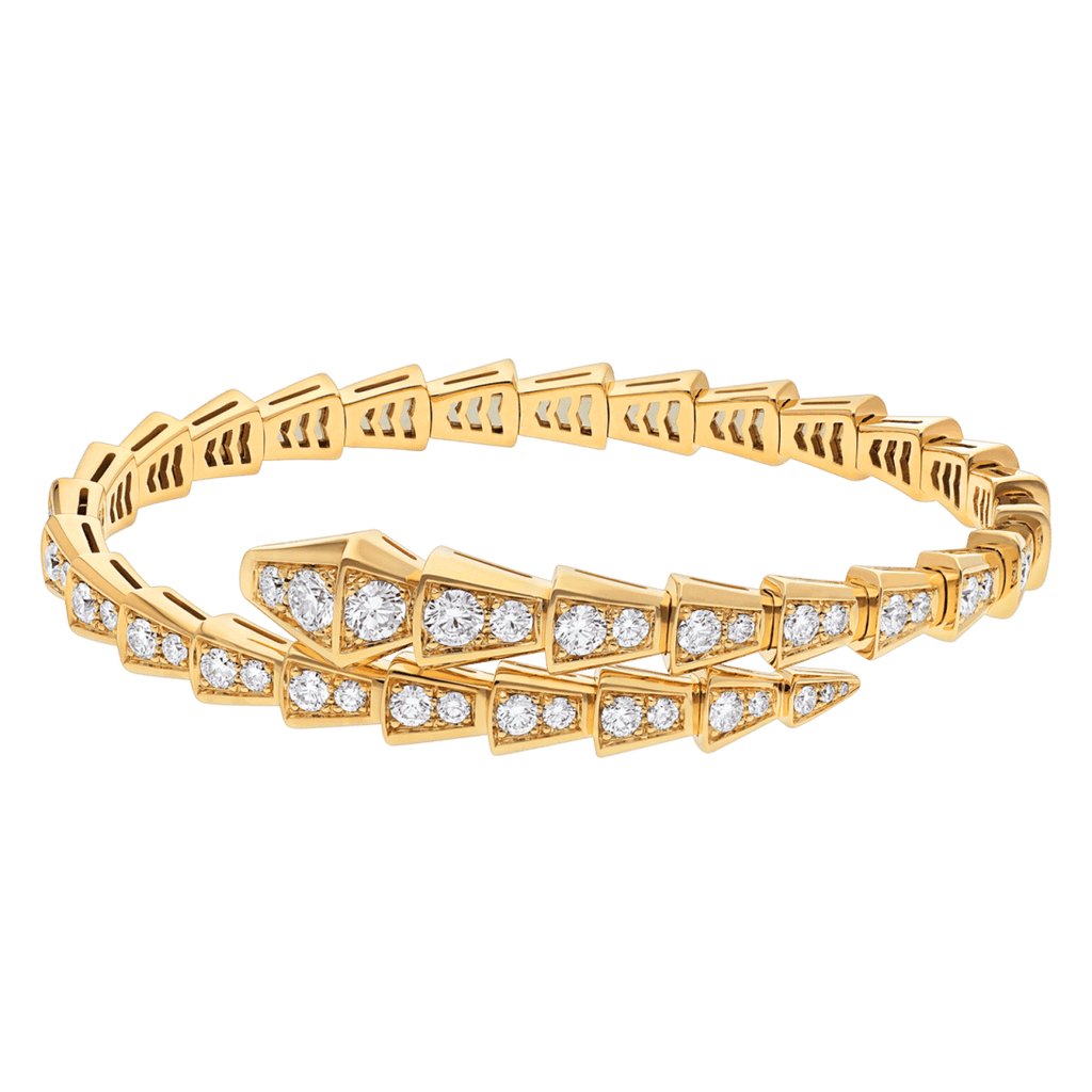 BVLGARI Serpenti Venti style snake bracelet, rose gold, gold-tone