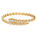 BVLGARI Serpenti Venti style snake bracelet, rose gold, gold-tone