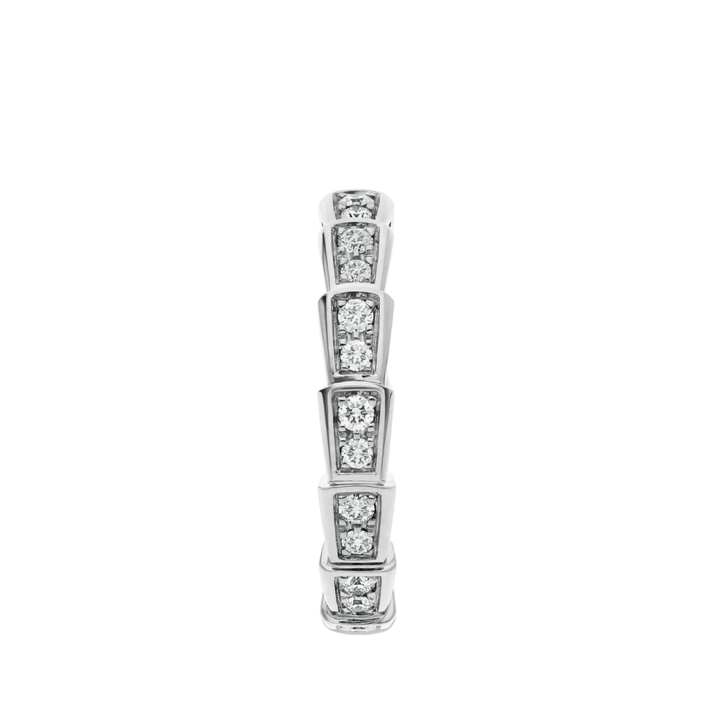BVLGARI Serpenti Viper Ring – White Gold