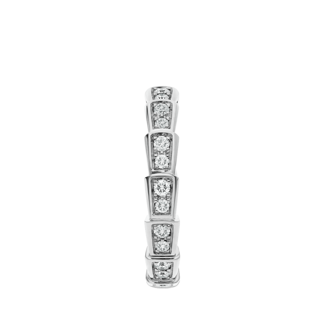 BVLGARI Serpenti Viper Ring – White Gold