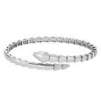 Bvlgari Serpenti Viper Bracelet — White Gold High Jewelry