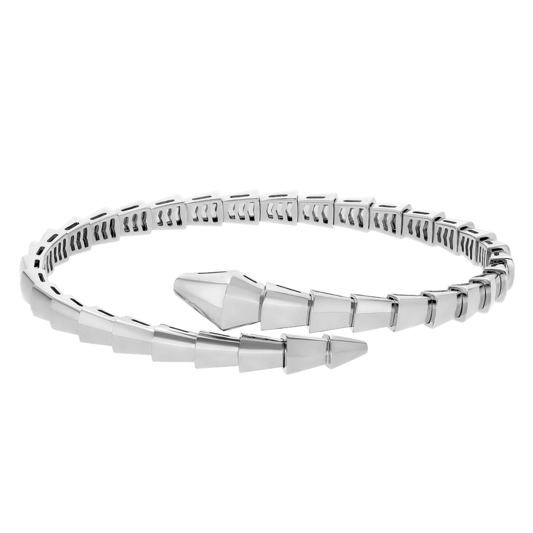 Bvlgari Serpenti Viper Bracelet — White Gold High Jewelry