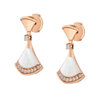 BVlgari DIVAS' DREAM earrings—Italian luxury jewelry in rose gold