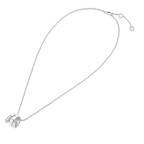 Bvlgari Serpenti Viper snake-motif pendant necklace — white gold