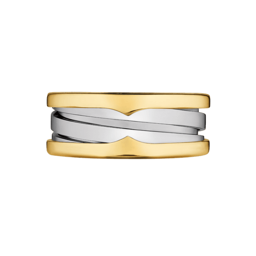 Bvlgari B.zero1 Two-Band Ring — Yellow Gold and Stainless Steel
