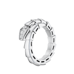 BVLGARI Serpenti Viper Ring – White Gold