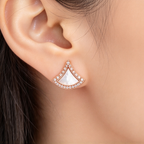 BVlgari DIVAS' DREAM Collection Stud Earrings — Italian Luxury Jewelry in Rose Gold