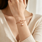 Bvlgari Divas' Dream rose gold and mother-of-pearl fan-shaped bracelet