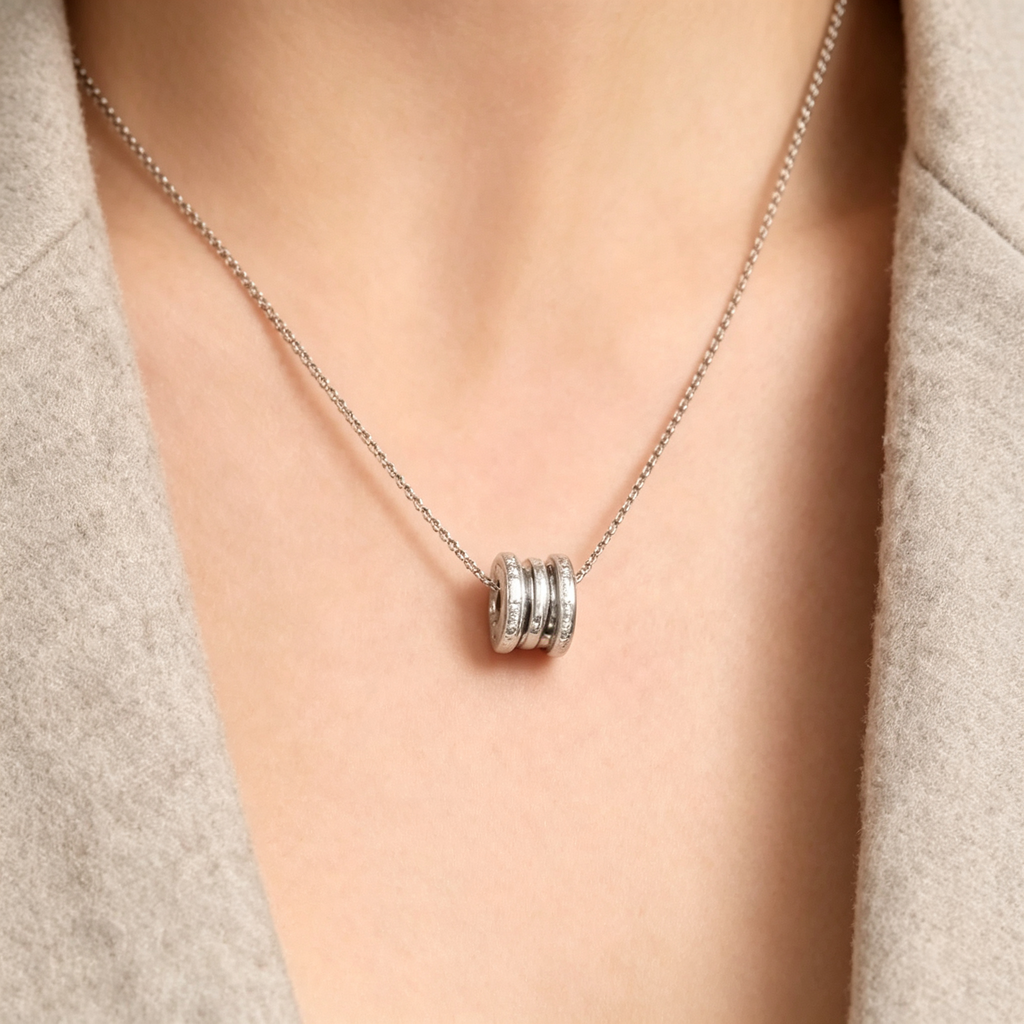 BVlgari B.zero1 Necklace – White Gold