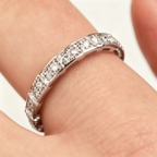BVLGARI Serpenti Viper Ring – White Gold