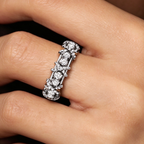 Tiffany Schlumberger Sixteen Stone Ring — Platinum Eternity Ring