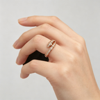 BVLGARI Serpenti Viper Ring – White Gold