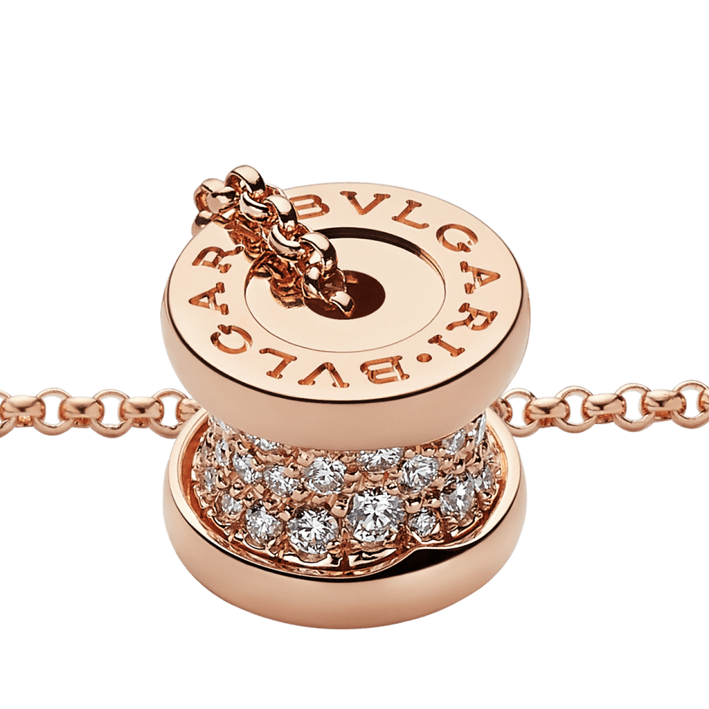 Bvlgari B.zero1 Mini Pendant Necklace – Rose Gold