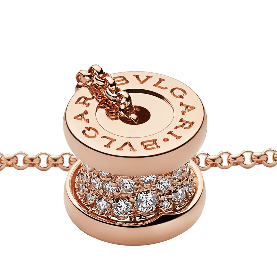 Bvlgari B.zero1 Mini Pendant Necklace – Rose Gold
