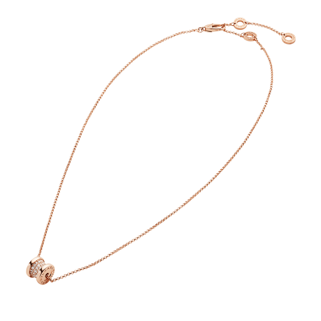 Bvlgari B.zero1 Mini Pendant Necklace – Rose Gold