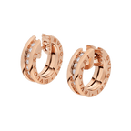 BVlgari B.zero1 Hoop Earrings — Italian Luxury Rose Gold Jewelry